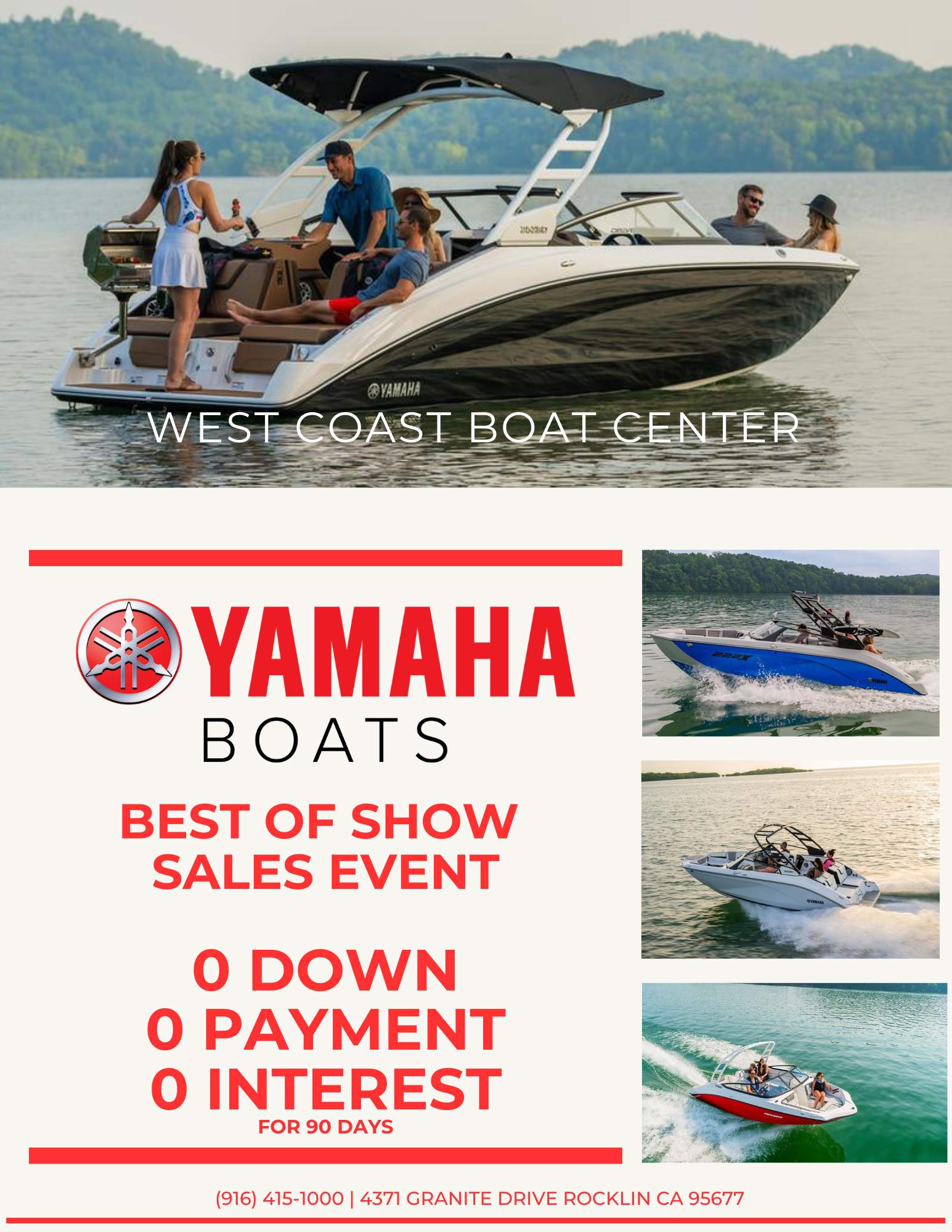 New Used Boats Sales Service in Rocklin Tahoe City CA